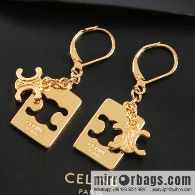 wsxc1679659994707_4-800x800fyjoxnltlze183420_20250708201724.jpg New Celine fringed Arc de Triomphe earrings