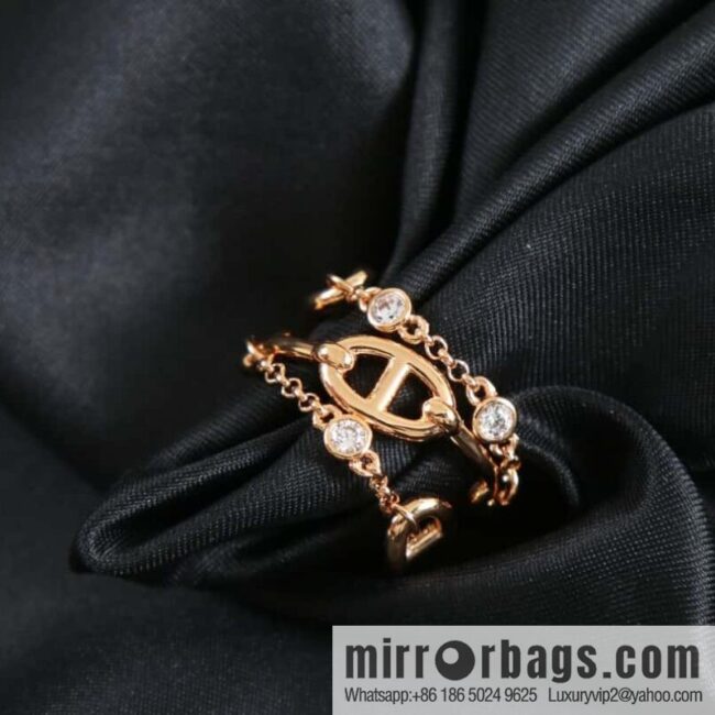 New ☑️ Hermès HERMES chain strap ⛓ pig nose ring