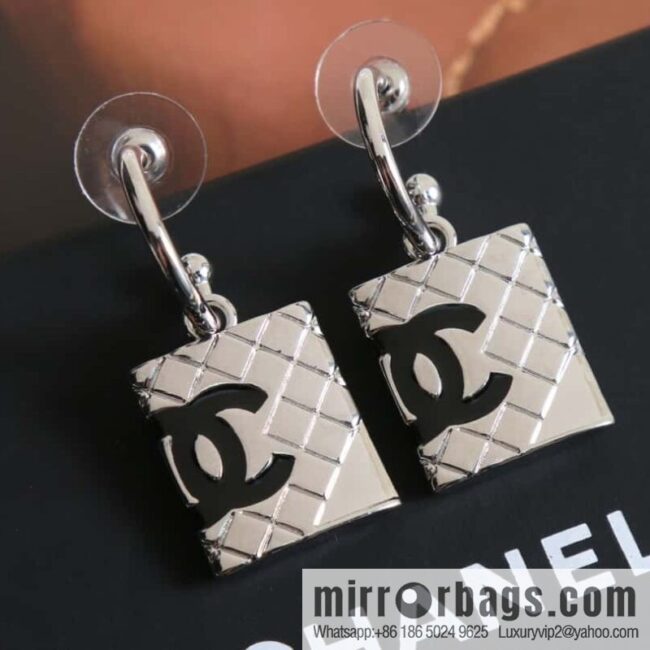 New ☑️ Chanel medieval series c2 diamond double c stud earrings