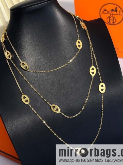 wsxc1679747098723_0-800x800elbz1bbn3x0183167_20250708201028.jpg New ☑️ Hermès HERMES pig nose long necklace