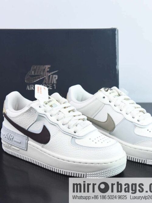 wsxc1679834834620_4-800x800was4xhwgdhb26649_20250716025319.jpg Air Force 1 Shadow \"Python\" Air Force One Lightweight Height Increase Low Top Versatile Board Shoes \"Cake Milk Beige Dark Brown Mandarin Duck Hook\" Item Number: FD0804-100