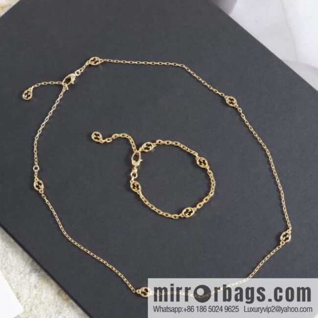wsxc1679918364216_0-800x800bstrltmrhif183013_20250708200605.jpg New Gucci gucci gold double G necklace bracelet