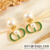 New ☑️ Dior size pearl CD stud earrings