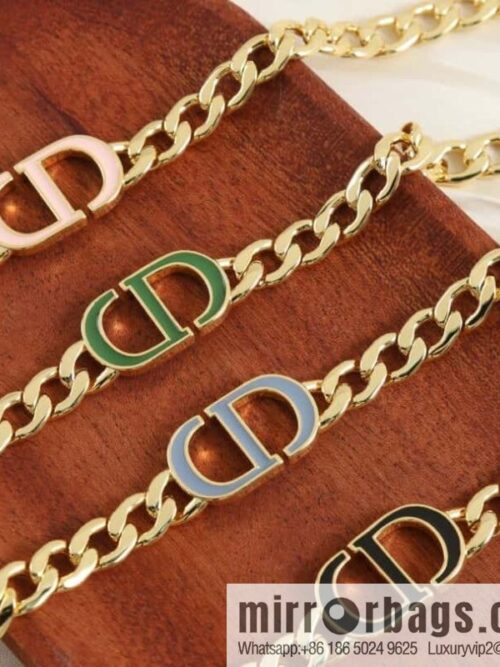 New ☑️ Dior enamel CD necklace