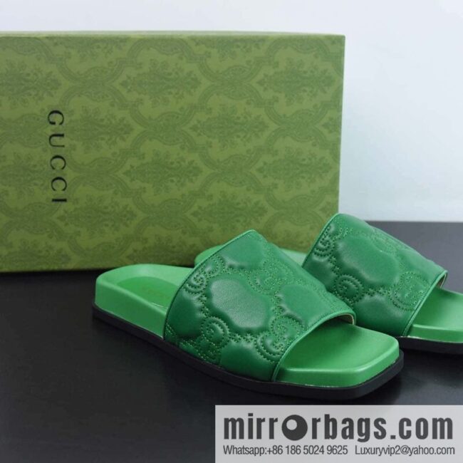 Gucci Gucci imported mixed sheepskin spring and summer sandals series