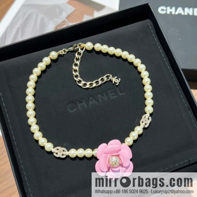 wsxc1680180091574_0-800x80025bdvlsbtom182684_20250708195659.jpg New ☑️ Chanel Double C Pink Camellia Pearl Necklace