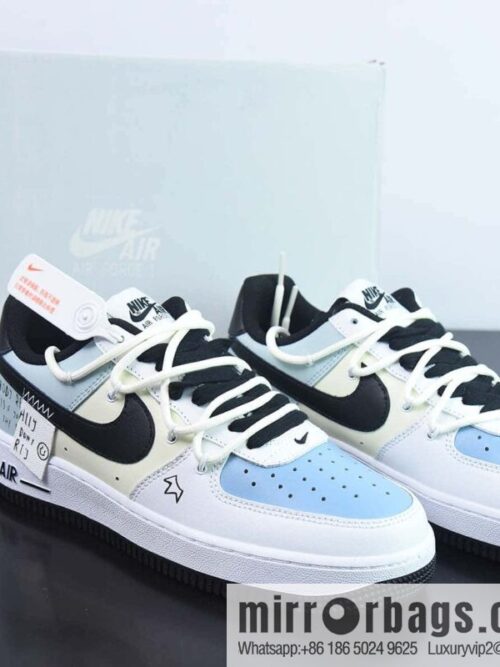wsxc1680353110142_4-800x8004uio4yh4rzu22588_20250716021823.jpg Air Force 1 \'07 Low \"White/Beige/Light Blue\" Air Force One \"White Rice Light Blue Black Crown Graffiti Lanyard\" DH7561-102
