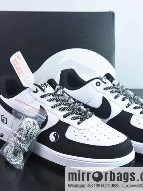 wsxc1680525868080_4-800x800luywme5vqnd22249_20250716021501.jpg Nike Air Force 1 AF1 Air Force One/low-top, black and white, Tai Chi, item number: BS9055-701