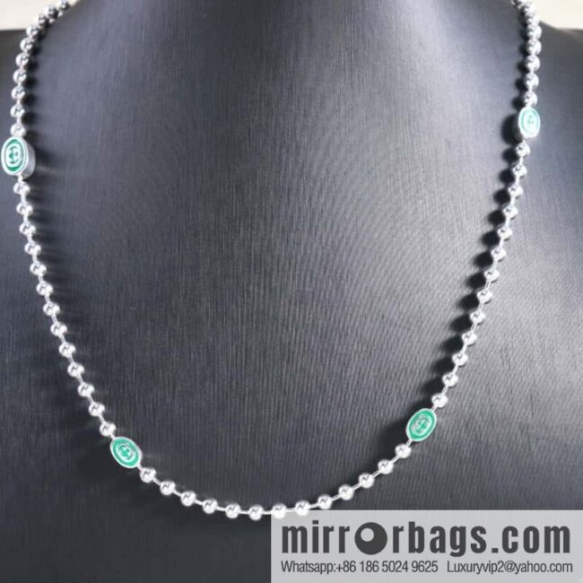 wsxc1680611500247_3-800x800omqneuhmnaa182558_20250708195303.jpg Gucci green double G necklace bracelet