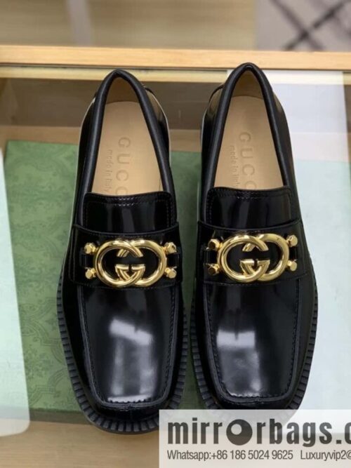 wsxc1680870602287_0-800x800kcv51aid2xr22064_20250716021320.jpg Gucci Gucci uses black smooth cow leather (fabric) carefully made men\'s loafers