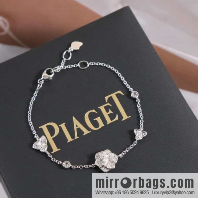 Piaget white gold rose bracelet