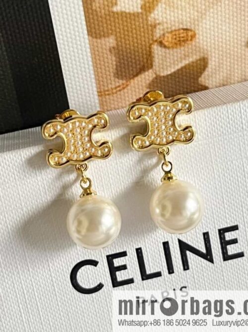 wsxc1681215151892_0-800x800dyjowzxruma179363_20250708181621.jpg New ☑️ Celine Arc de Triomphe pearl stud earrings