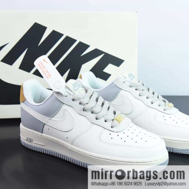 wsxc1681215327095_4-800x800xbdigkus15p18792_20250716014355.jpg NK Air Force 1 \'07 Low Light Gray Brown, Air Force One Low Top Casual Sneakers, Item Number: CW2288-702
