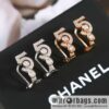 New ☑️ Chanel C1 No. 5 5 earrings earrings
