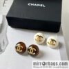 New ☑️ Chanel c1 round double c stud earrings