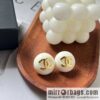 New ☑️ Chanel c1 round double c stud earrings