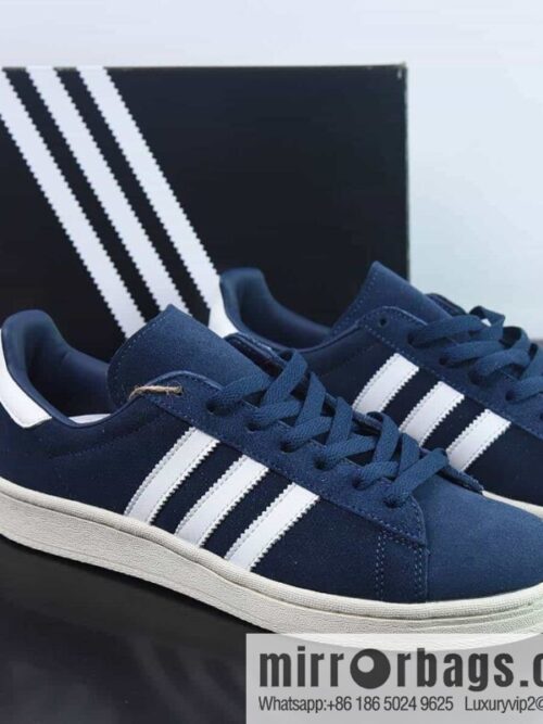 wsxc1681388424850_4-800x800uphmdqdj3uq18474_20250716014042.jpg AD Originals Campus 80S Academy Series Classic Vintage Low Top Versatile Casual Sports Board Shoes, Navy Blue, Item Number: GX9405