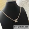 New ☑️ Chanel double layer double c cut-out letter necklace