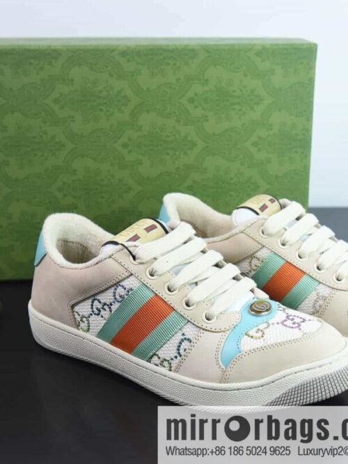 wsxc1681562976715_4-800x800bt5jyzhv0gh15191_20250716011130.jpg Gucci Gucci Screener GG Enamel Vintage Old Daddy Board Shoes
