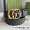 Gucci Gucci GG Supreme double G buckle waist belt