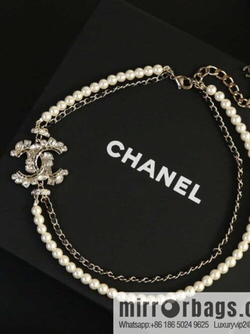 wsxc1681822393976_0-800x80025u3uefmv55178951_20250708180356.jpg New ☑️ Chanel double c full diamond double layer pearl black leather rope necklace
