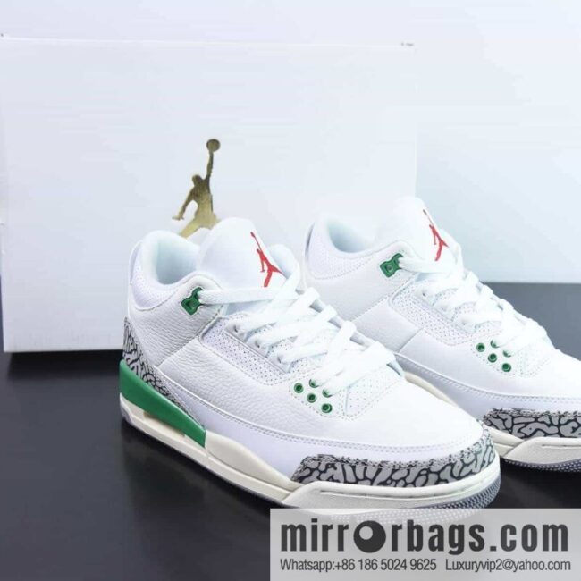 Air Jordan 3 Retro \"Lucky Green\" Lucky Green sneakers Item number: CK9246-136