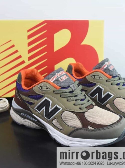 wsxc1682081447069_4-800x800w1jakb0x3yn14547_20250716010528.jpg Made in USA M990V3 🥰 Khaki/Orange \"Three-generation series low-top American pedigree classic Vintage casual sports versatile dad running shoes\" Khaki dark brown orange \"M990BT3