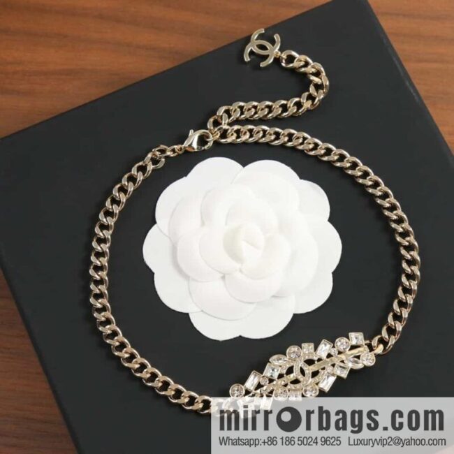 New ☑️ Chanel double c full diamond necklace