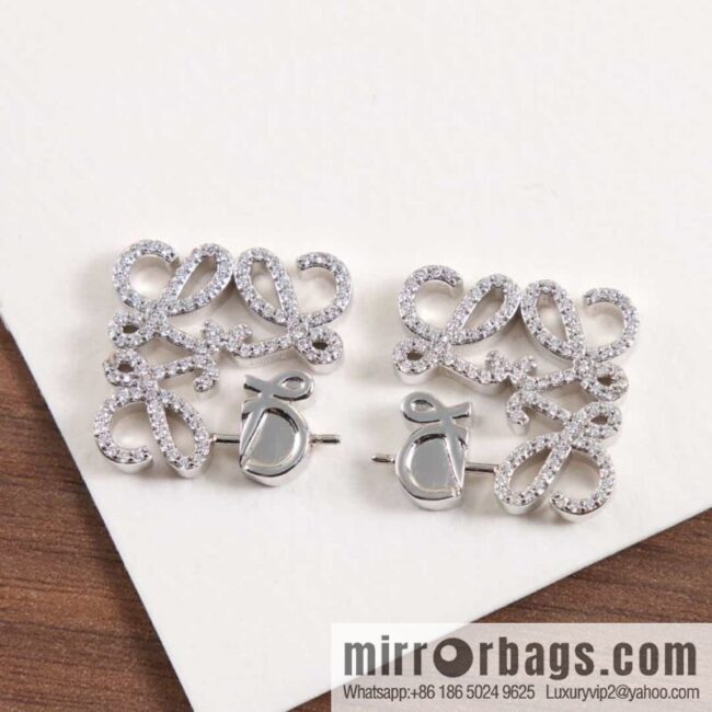 LOEWE Diamond Mooncake Earrings
