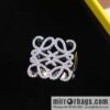 LOEWE Diamond mooncake ring