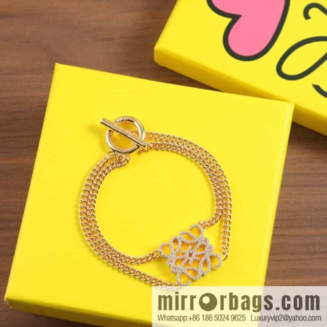 LOEWE Diamond Mooncake bracelet
