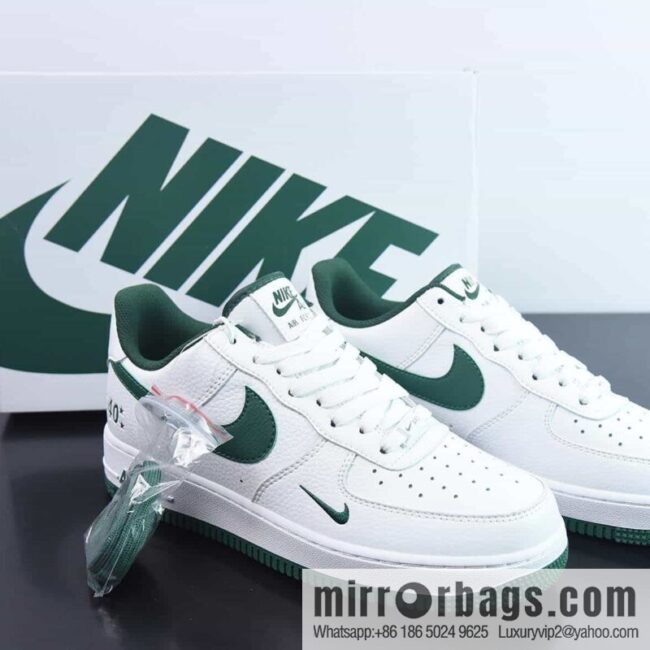 Air Force 1 \'07 Low Air Force mini hook, double hook 40th anniversary, white and green low-top sneakers Item number: MN5263 126