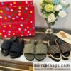 LV/Louis Vuitton 1v donkey brand | velcro platform slippers