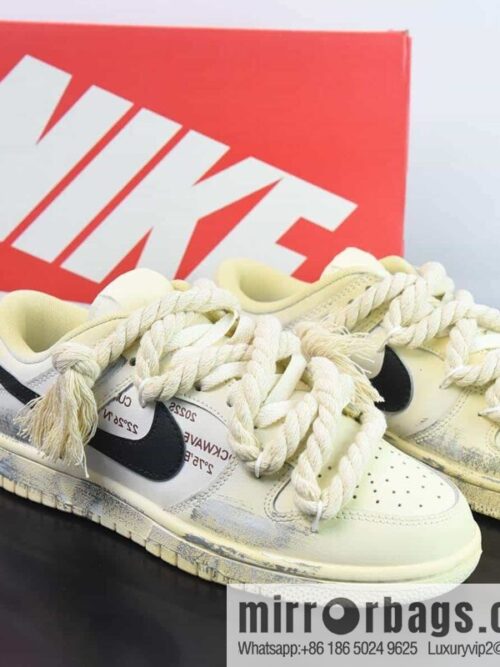 wsxc1682339160980_4-800x80013yztplwpn411336_20250716003615.jpg Nike Dunk Low \"WhiteSail\'heatwave manufacturing, oxidized old hemp rope straps dipped desert low-top board shoes DD1503-121