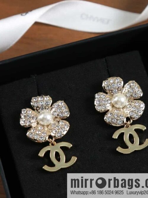wsxc1682426841899_4-800x800mml4tilnywd176536_20250708162636.jpg New ☑️ Chanel C2 double c full diamond flower pot stud earrings