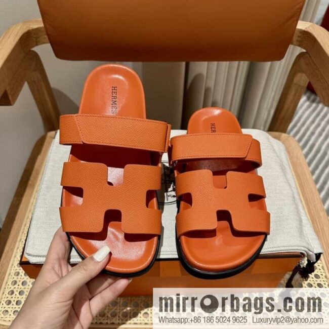 wsxc1682427001597_0-800x800pdkw4pavqla11278_20250716003543.jpg Hermes Hermès imported Italian European original A ➕ leather outsole women\'s sandals
