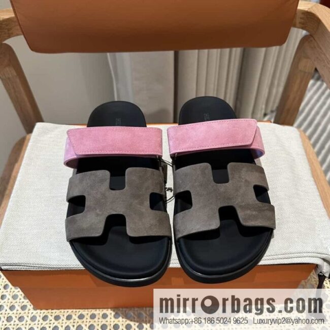 wsxc1682427044203_0-800x800d3swxw521tm11228_20250716003525.jpg Hermes Hermès imported Italian European original A ➕ leather outsole women\'s sandals