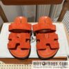wsxc1682427049166_8-800x800n3d3xsycu0z11225_20250716003523.jpg Hermes Hermès imported Italian European original A ➕ leather outsole women\'s sandals