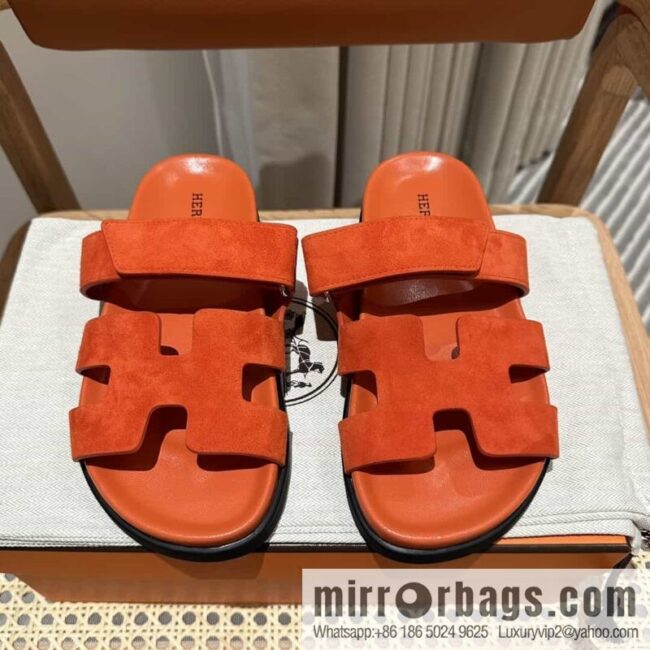 wsxc1682427049166_8-800x800n3d3xsycu0z11225_20250716003523.jpg Hermes Hermès imported Italian European original A ➕ leather outsole women\'s sandals
