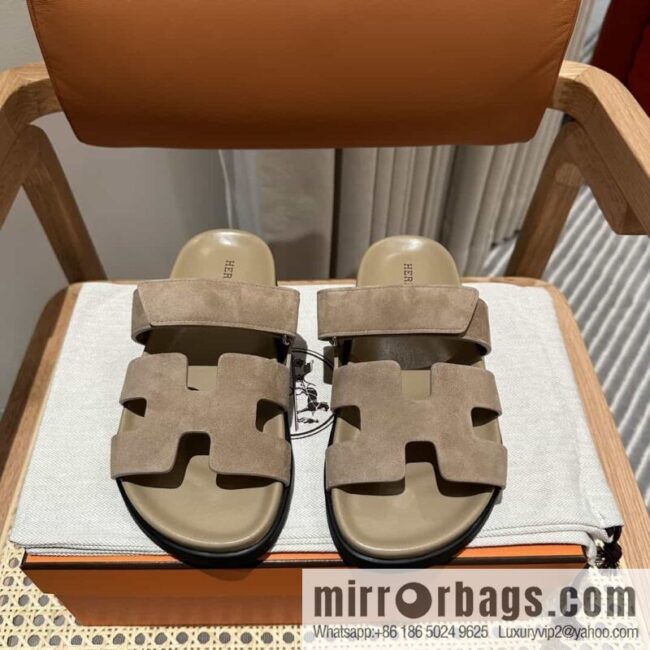 wsxc1682427054709_0-800x800bcevd4s41n311224_20250716003522.jpg Hermes Hermès imported Italian European original A ➕ leather outsole women\'s sandals
