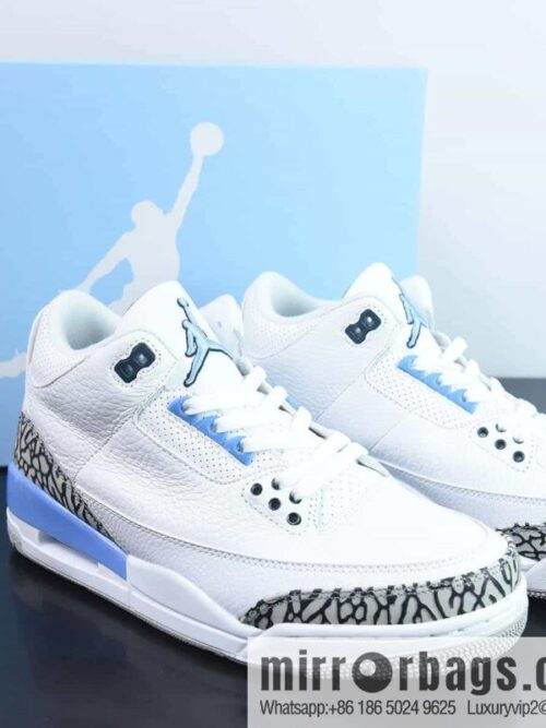 wsxc1682512901770_4-800x800sfukhdnavwj11121_20250716003433.jpg Air Jordan AJ3 North Carolina blue men\'s sneakers item number: CT8532-104