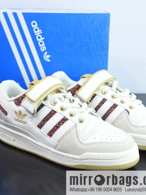 wsxc1682598948496_4-800x800g2eem5xmd1211000_20250716003321.jpg Originals Forum 84 ADV Low Roman series velcro low-top Vintage lace-up versatile casual sports board shoes \"beige light gray red\" HQ4604
