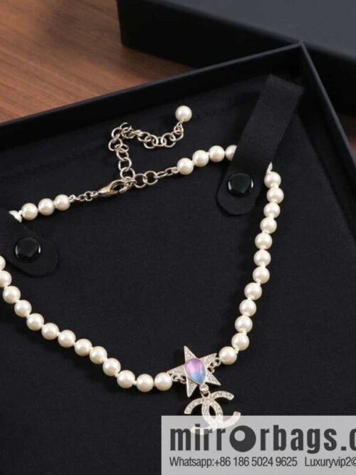 wsxc1682857586705_0-800x800zmslelvcrxg176157_20250708161437.jpg New ☑️ Chanel Double C Pentagram ⭐ Star Pearl Necklace