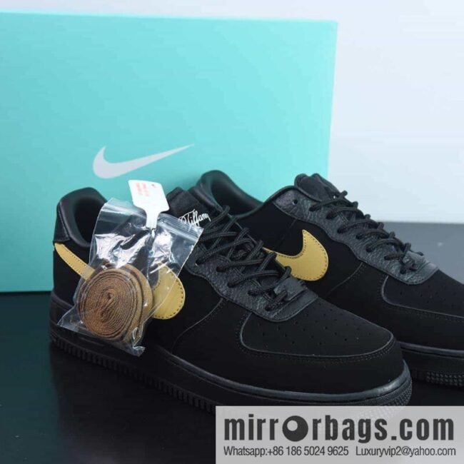Nike Air Force 1 ′ 07 Air Force One low-top sports and leisure shoes, black gold Tiffany & Co. Item number: DZ1382-002
