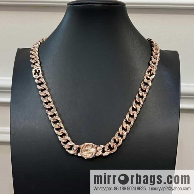 New Gucci Gucci double G chain strap ⛓ necklace
