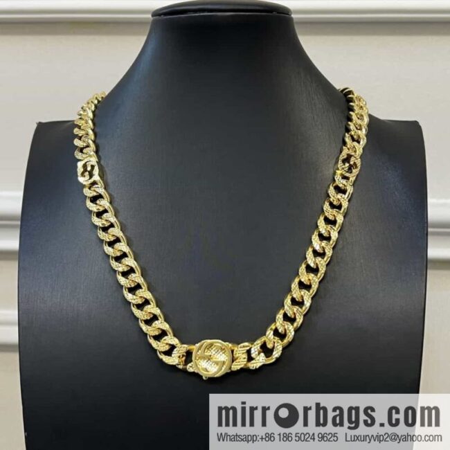 New Gucci Gucci double G chain strap ⛓ necklace