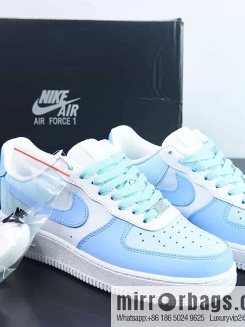 wsxc1683291063127_4-800x800qz5t3bt4xov10461_20250716002827.jpg Nike Air Force 1 \'07 Low \"Light Blue/Jade/White\" Air Force One Classic Low Top Versatile Casual Sports Shoes \"Color Matching Light Blue Jade White\" CW2299-111
