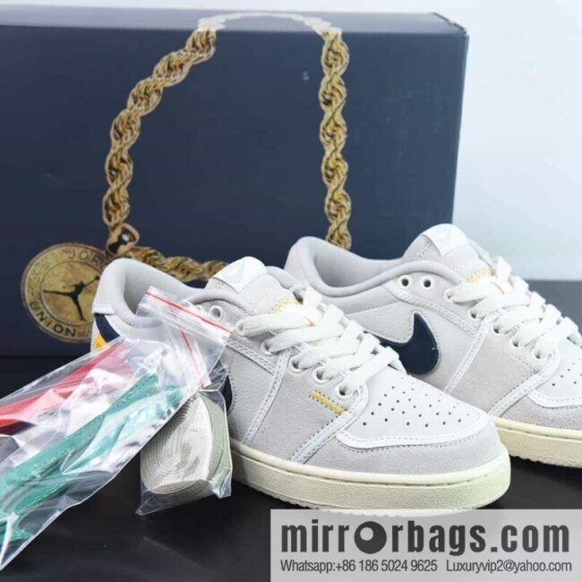 wsxc1683379061729_4-800x800fjrxpeq2ri57345_20250716000112.jpg AJ1 change hook UN joint name, white joint toe Union LA x Air Jordan 1 KO Low \"white\" pure original low top, item number: DO8912