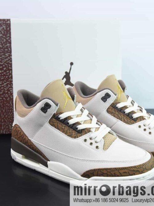 Air Jordan 3 \"Palomino\" AJ3 Joe 3 Mocha burst sneakers Item number: CT8532-102