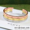 New Gucci Gucci Double G Open Bracelet